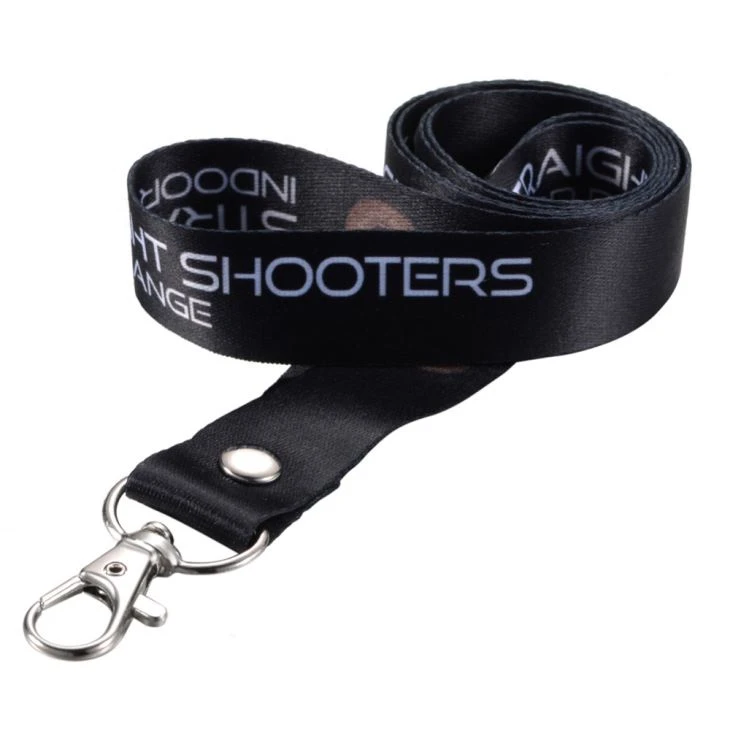 Polyester Keychain Nylon Lanyard With Id Badge Holder
