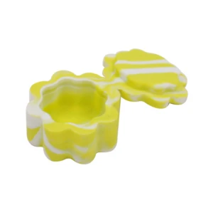 Silikonkonzentratbehälter in Blumenform Aufbewahrung in Lebensmittelqualität