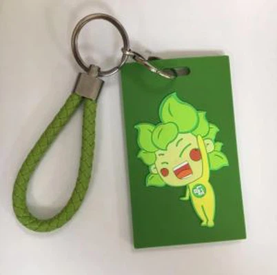 3D Cartoon Weiche Gummi Tasche Tag PVC Gepäckanhänger