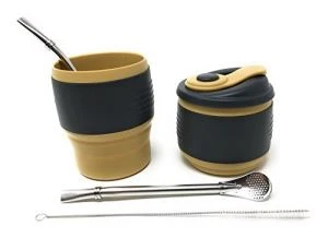 Zusammenklappbare Yerba Mate Teetasse aus Silikon
