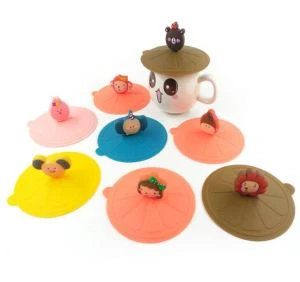 Süße Anti-Staub Silikon Tasse Abdeckung Kaffeebecher