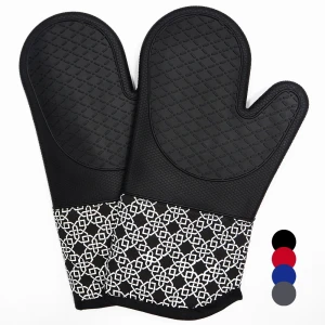 Hitzebeständiger wasserdichter Silikon-Gummi-Grill-Ofen-Handschuh