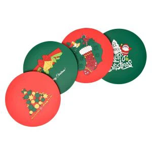 PVC Silikon Untersetzer Weihnachten Geschenke Tasse Matten
