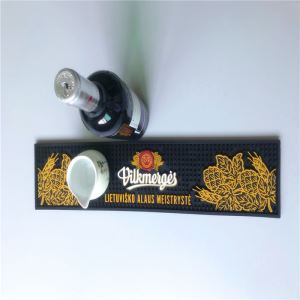 Weiche PVC-Schienenmatten Bar Mat Bierdeckel