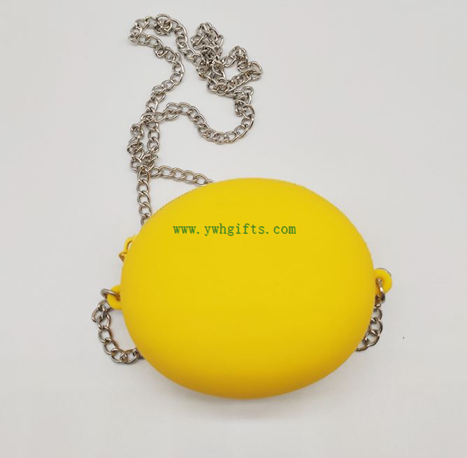 New Design Duckling Style Silicone Coin Purse Cartoon Multifunctional Zipper Bag