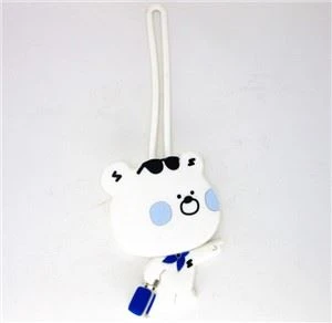 Cartoon 3D Soft Silicone Gepäck Gepäckanhänger Character Tags