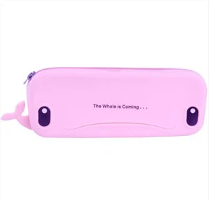 Mode bedruckt wasserdicht 3D Silcione Pencil Case Stifthalter