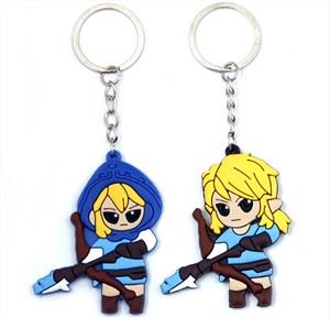 Neue 2D 3D Weich Pvc Schlüsselanhänger Gummi Schlüsselanhänger für Geschenk-Zubehör