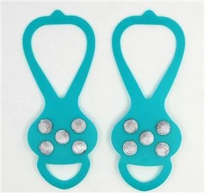 Silikon Anti-Rutsch-Schuh Abdeckungen Silikon Muscheln 5 Ttooth Crampons